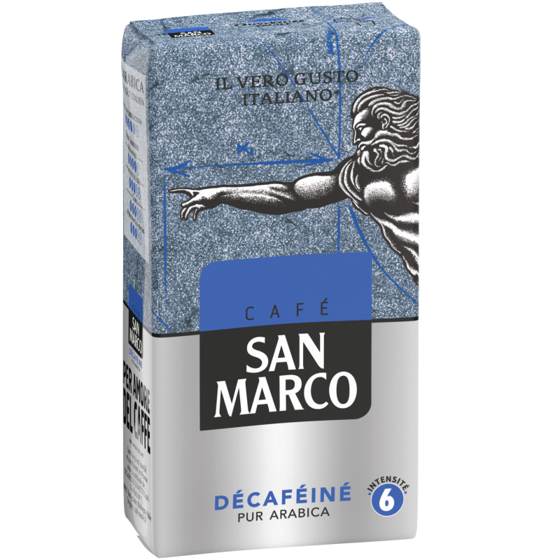 Café moulu San Marco Décaféiné | Mon Café Italien