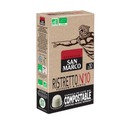 Capsules compostables BIO RISTRETTO n°10