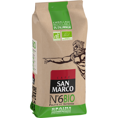 Café en grain Bio SAN MARCO 500 grs - Epicerie Select