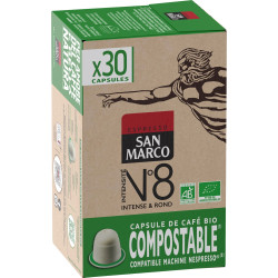 Capsules compostables BIO N°8 - Format Eco
