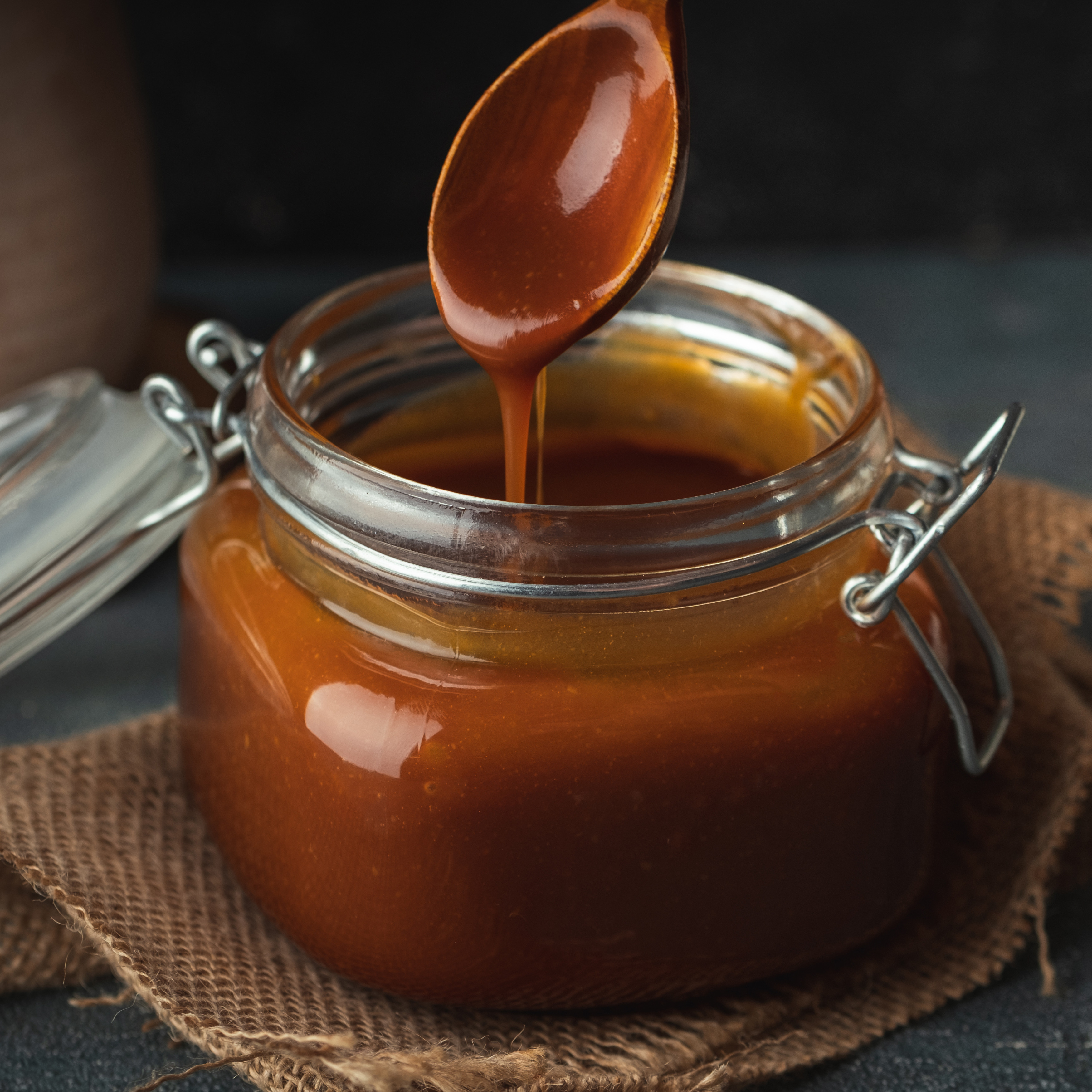 Sauce caramel au café
