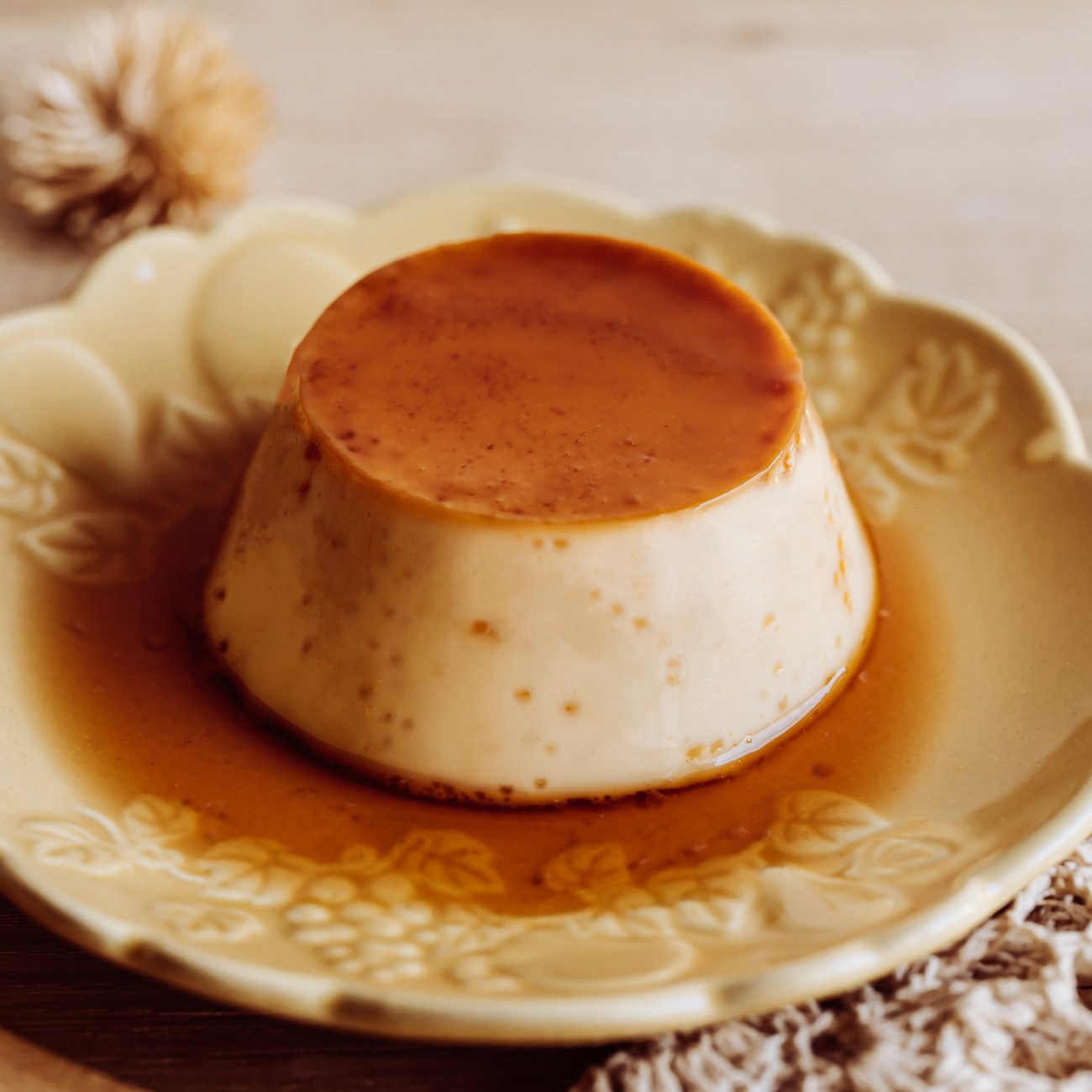 Crème renversée au café