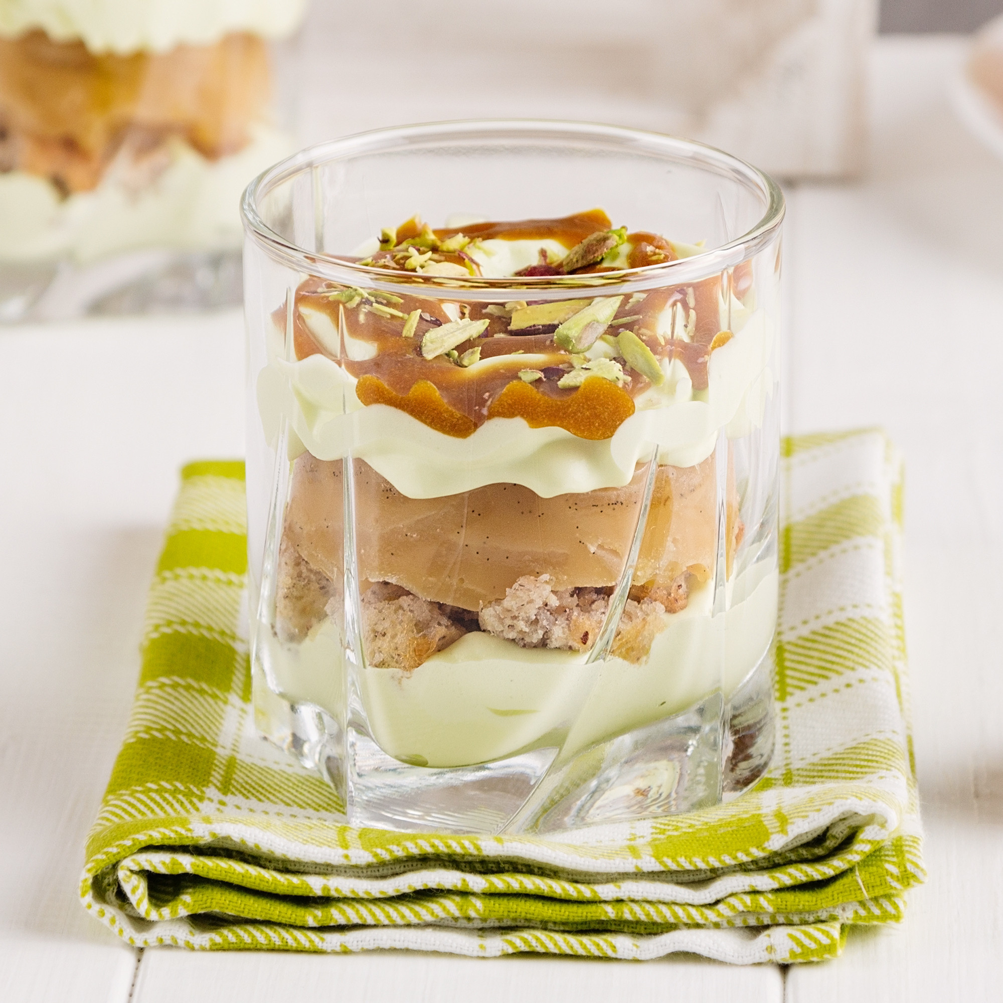Tiramisu au chocolat et à la pistache
