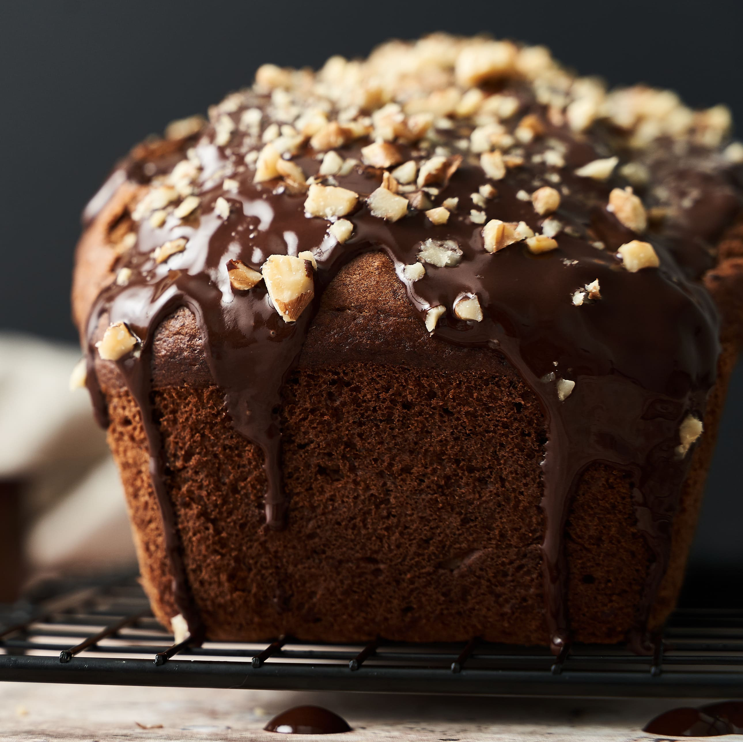 Cake marbré café–praliné