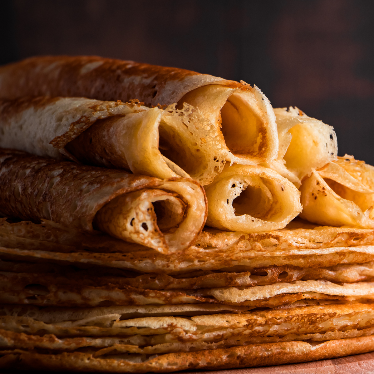 Crêpes à la crème de café