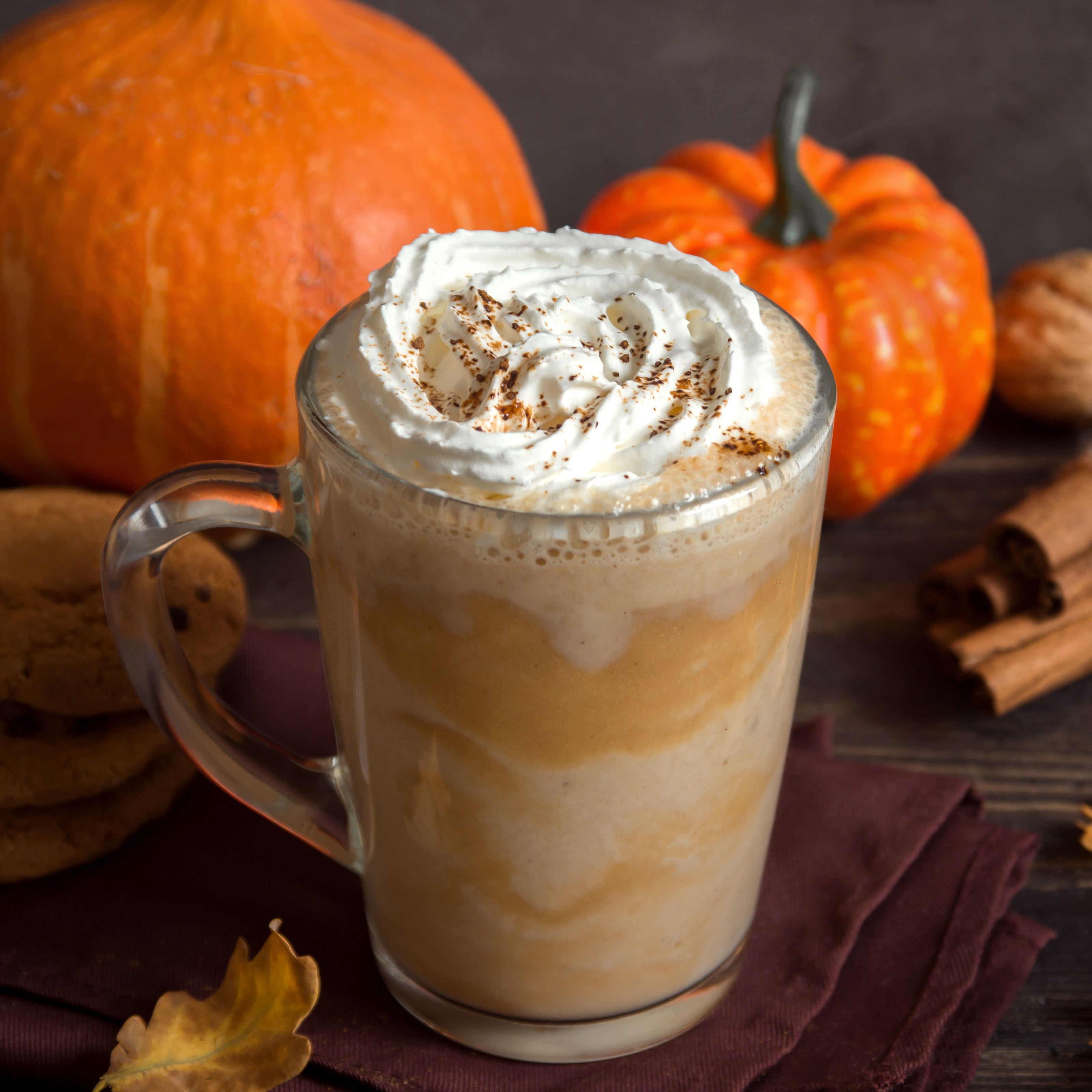 Latte épicé à la citrouille